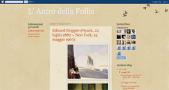 Desktop Screenshot of lantrodellafollia.blogspot.com