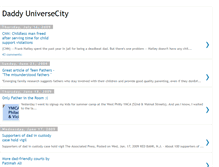 Tablet Screenshot of daddyuniversecity.blogspot.com