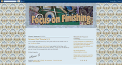 Desktop Screenshot of focusonfinishing.blogspot.com