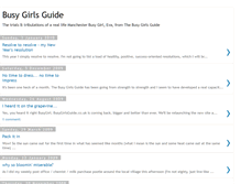 Tablet Screenshot of busygirlsguide.blogspot.com