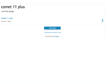 Tablet Screenshot of comet11.blogspot.com