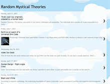Tablet Screenshot of mystical-theories.blogspot.com