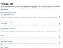 Tablet Screenshot of paintball365.blogspot.com