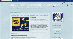 Desktop Screenshot of 4rvreading-writingnewsletter.blogspot.com