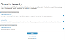 Tablet Screenshot of cinematicimmunity.blogspot.com