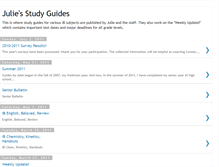 Tablet Screenshot of guidesbyjulie.blogspot.com