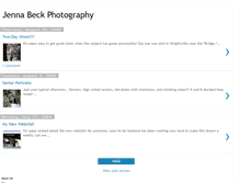 Tablet Screenshot of jennabeckphotography.blogspot.com