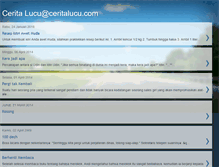 Tablet Screenshot of ceritalucumu.blogspot.com