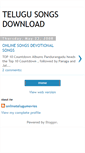 Mobile Screenshot of online-telugusongs.blogspot.com