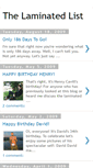 Mobile Screenshot of mandyslaminatedlist.blogspot.com