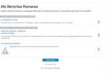 Tablet Screenshot of misderechoshumanos.blogspot.com