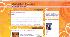 Desktop Screenshot of minithespians.blogspot.com