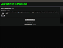 Tablet Screenshot of carpfishingsindescanso.blogspot.com