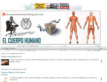 Tablet Screenshot of elcuerpohumanoen.blogspot.com