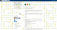 Desktop Screenshot of firsttimechef.blogspot.com