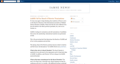 Desktop Screenshot of iamse-news.blogspot.com