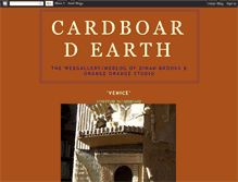 Tablet Screenshot of cardboardearth.blogspot.com