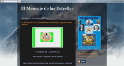 Desktop Screenshot of elmensajedelasestrellas.blogspot.com