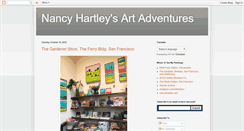 Desktop Screenshot of nancyhartleysartadventures.blogspot.com