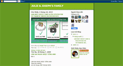 Desktop Screenshot of juliejosephfamily.blogspot.com