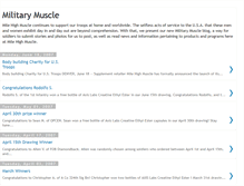 Tablet Screenshot of militarymuscle.blogspot.com