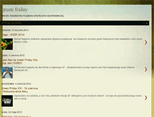 Tablet Screenshot of green-friday.blogspot.com