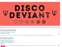 Tablet Screenshot of discodeviant.blogspot.com