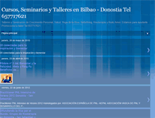 Tablet Screenshot of cursosbilbao.blogspot.com