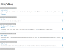 Tablet Screenshot of cindysblog0106.blogspot.com