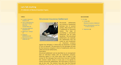 Desktop Screenshot of letuztalk.blogspot.com