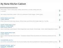 Tablet Screenshot of myhomekitchencabinet.blogspot.com