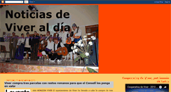 Desktop Screenshot of noticiasdeviver.blogspot.com