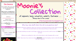 Desktop Screenshot of mooniescollectioncosmetics.blogspot.com