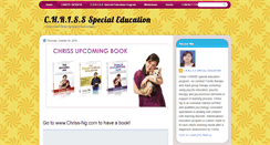 Desktop Screenshot of chriss-specialeducation.blogspot.com