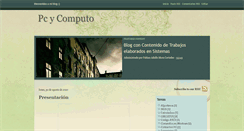 Desktop Screenshot of pcycomputo.blogspot.com