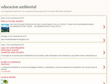 Tablet Screenshot of eduambientalal100.blogspot.com