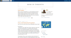 Desktop Screenshot of mom-in-toronto.blogspot.com