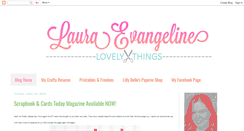 Desktop Screenshot of lauraevangeline.blogspot.com