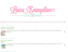 Tablet Screenshot of lauraevangeline.blogspot.com