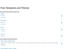 Tablet Screenshot of freetemplates2you.blogspot.com