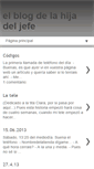 Mobile Screenshot of elblogdelahijadeljefe.blogspot.com