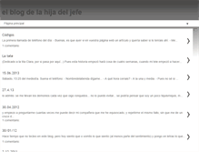 Tablet Screenshot of elblogdelahijadeljefe.blogspot.com