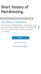 Mobile Screenshot of hair-history.blogspot.com