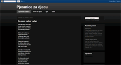 Desktop Screenshot of pjesmicezadjecu.blogspot.com
