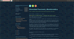 Desktop Screenshot of ajperezbioinfo.blogspot.com