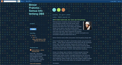Desktop Screenshot of binsar-dbs.blogspot.com