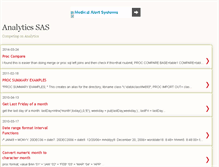 Tablet Screenshot of analyticssas.blogspot.com