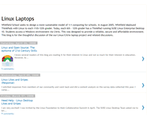 Tablet Screenshot of linuxlaptops.blogspot.com