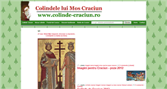 Desktop Screenshot of colinde-craciun.blogspot.com