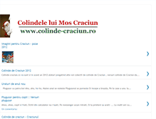 Tablet Screenshot of colinde-craciun.blogspot.com